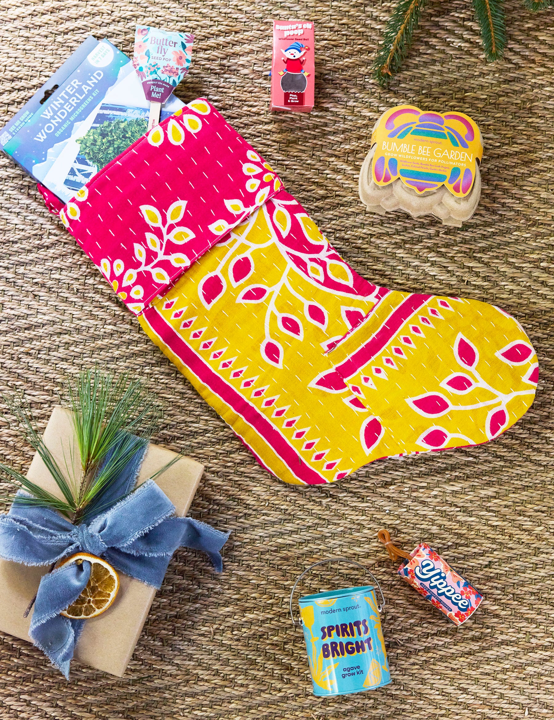 Handmade Stocking + Stocking Stuffers