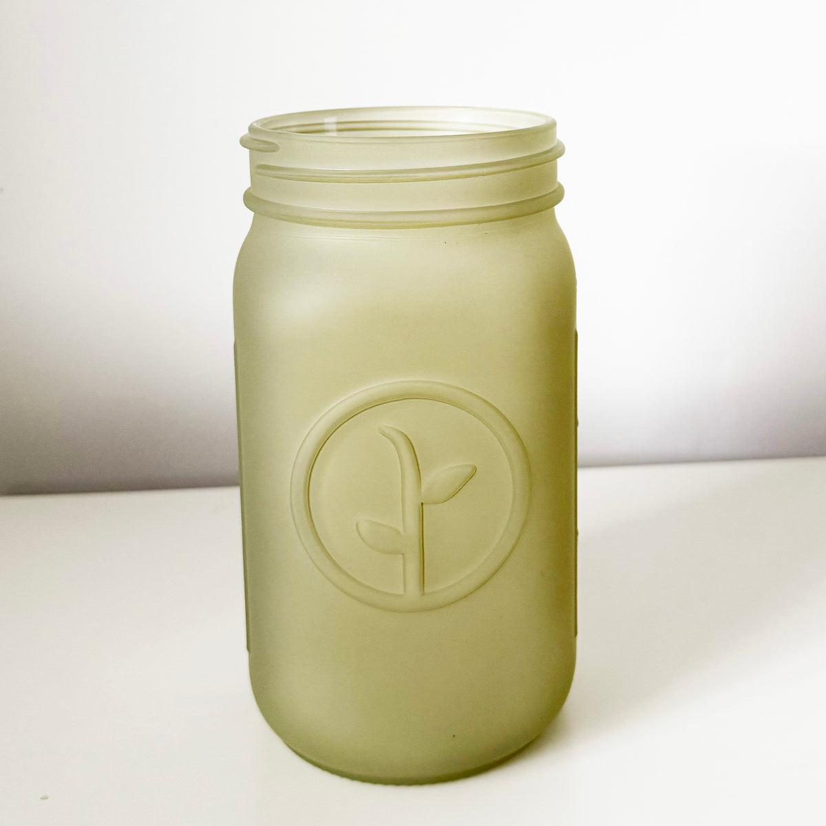 Frosted Mason Jars - 6pk