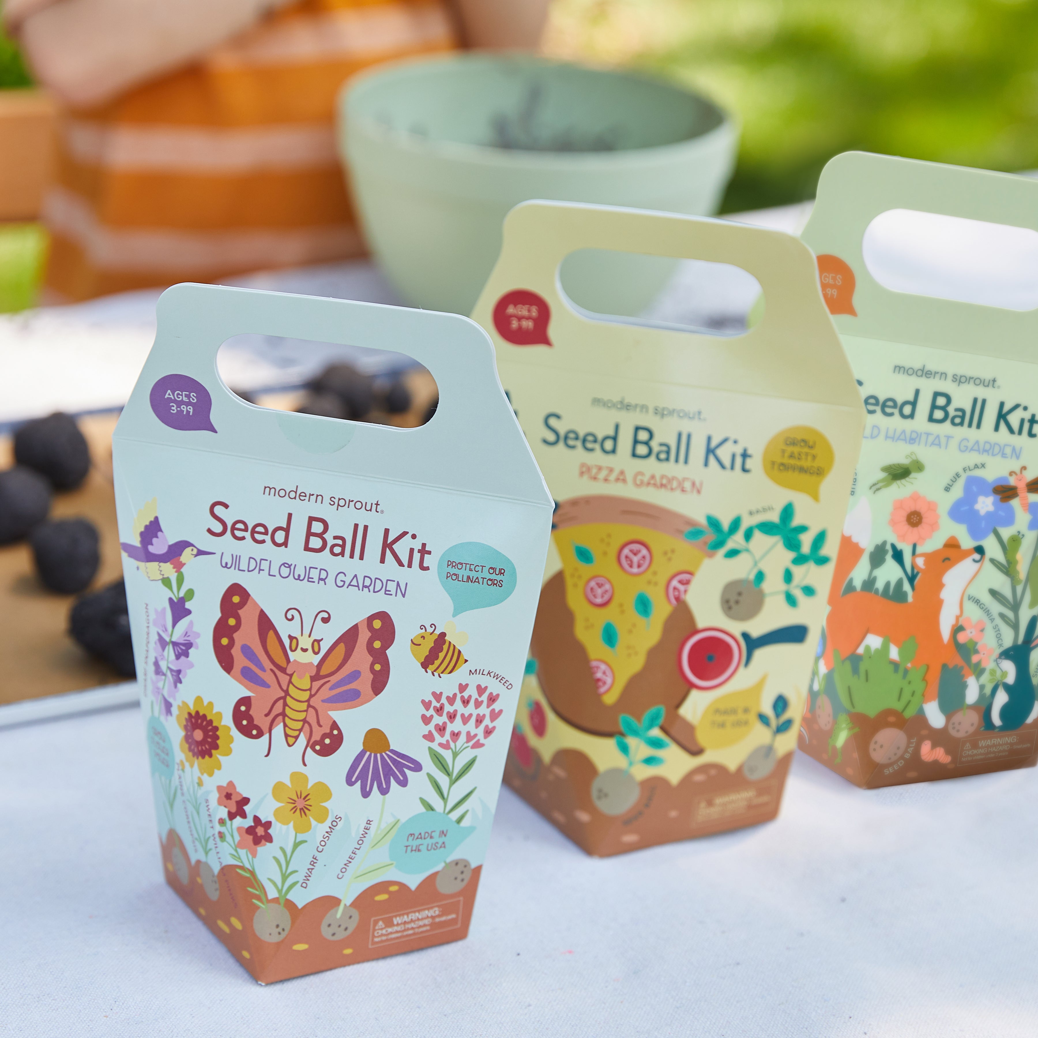garden seed kit Rainbow Garden Seed Ball Kit