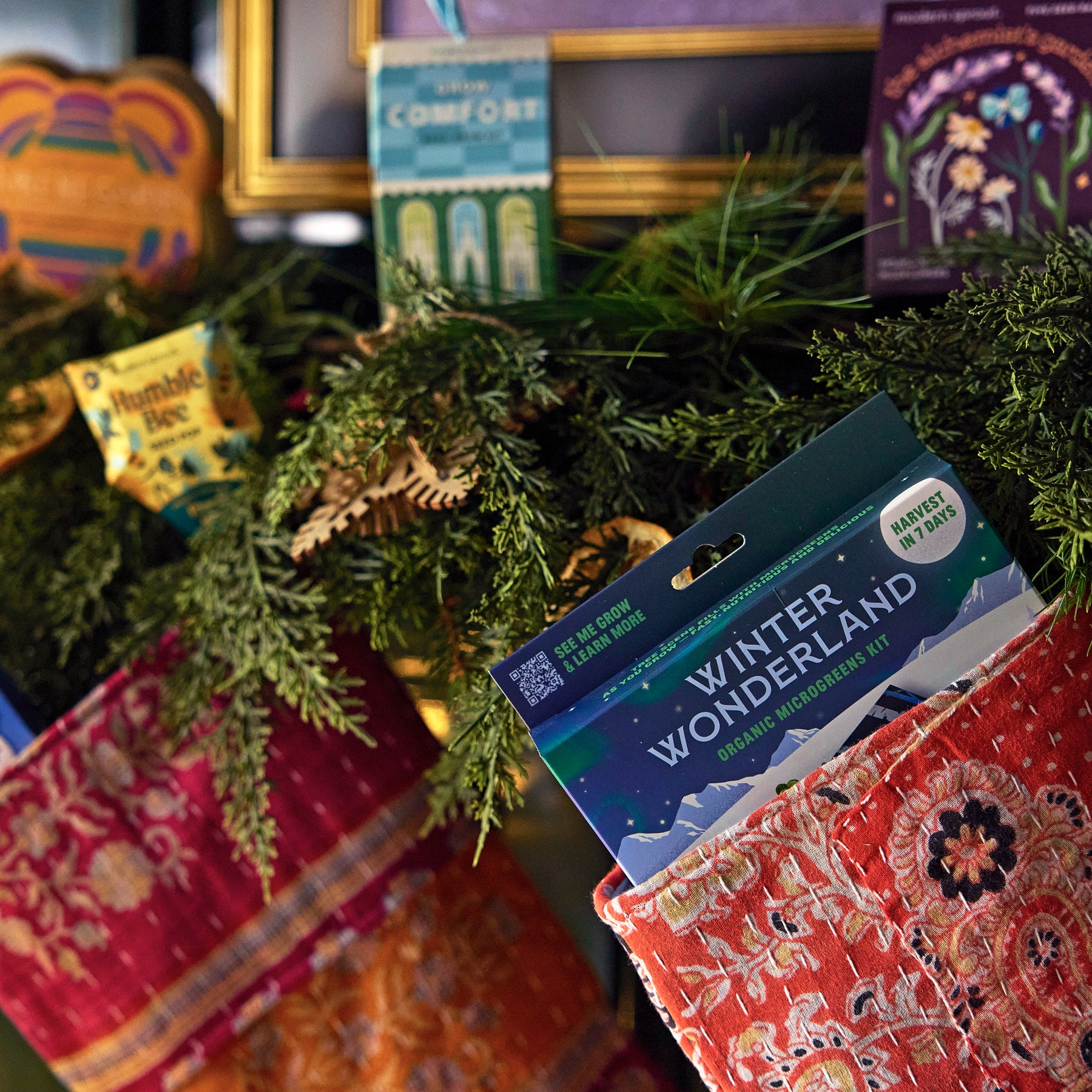 Handmade Stocking + Stocking Stuffers