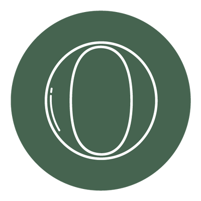 Round, sleek hydroponic growing kit in dark green with minimalist white lines design.