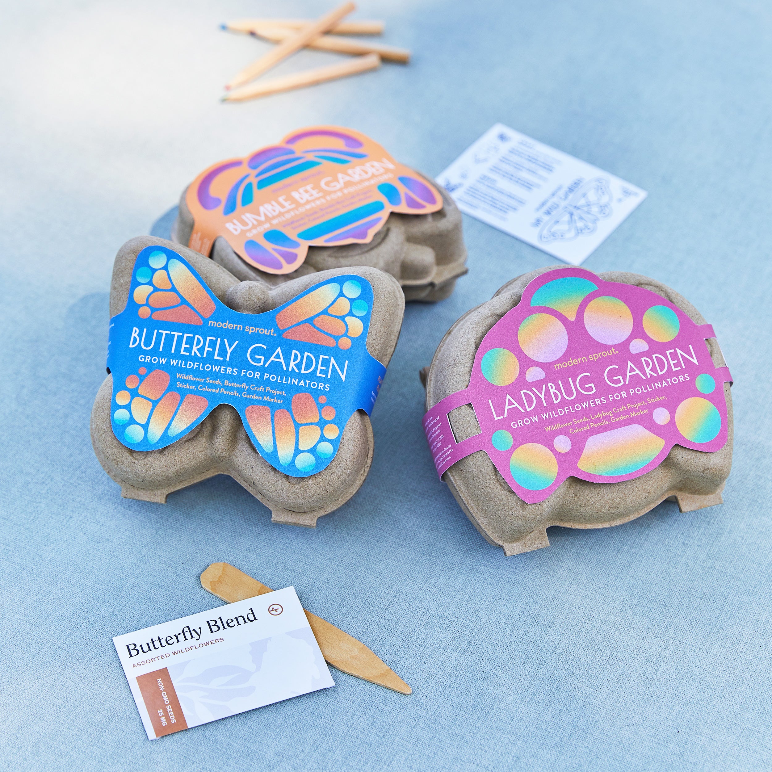 Curious Critters Garden Kits | Non-Invasive Wildflower Seeds