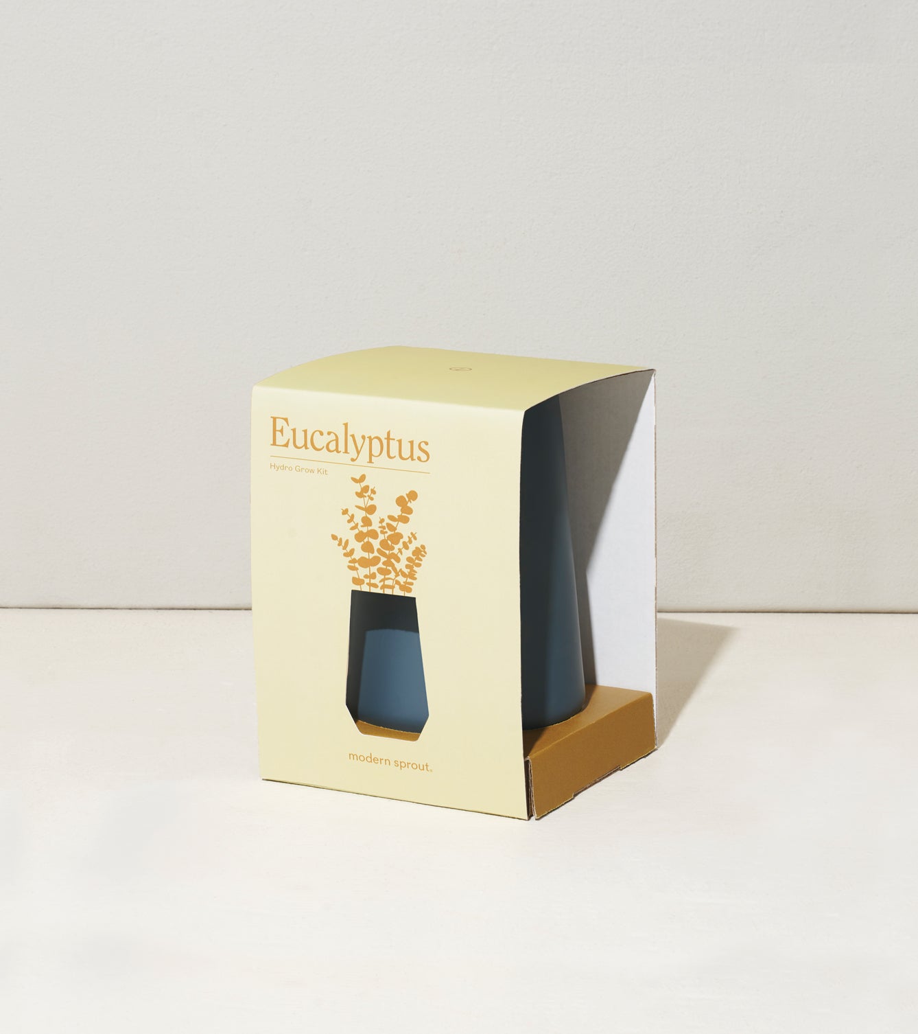 Tapered tumbler grow kit for eucalyptus, featuring a sleek design and eco-friendly packaging.
