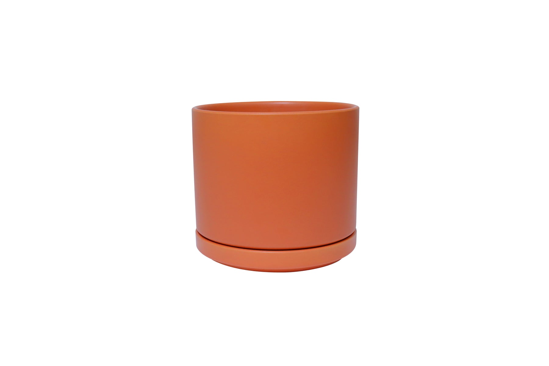 Solid Goods - Ceramic Cylinder Planter with Saucer