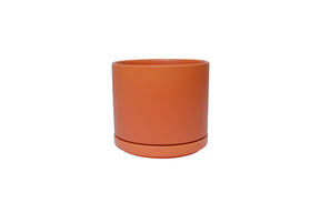 Solid Goods - Ceramic Cylinder Planter with Saucer
