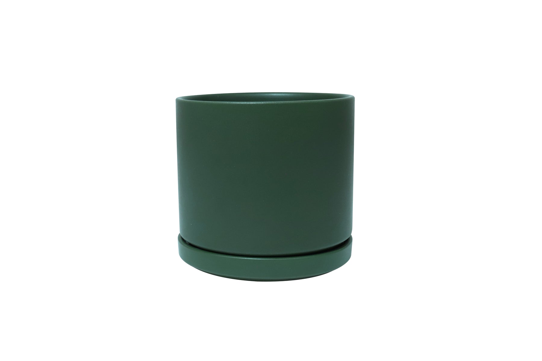 Solid Goods - Ceramic Cylinder Planter with Saucer
