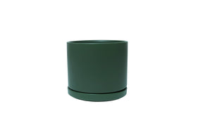 Solid Goods - Ceramic Cylinder Planter with Saucer