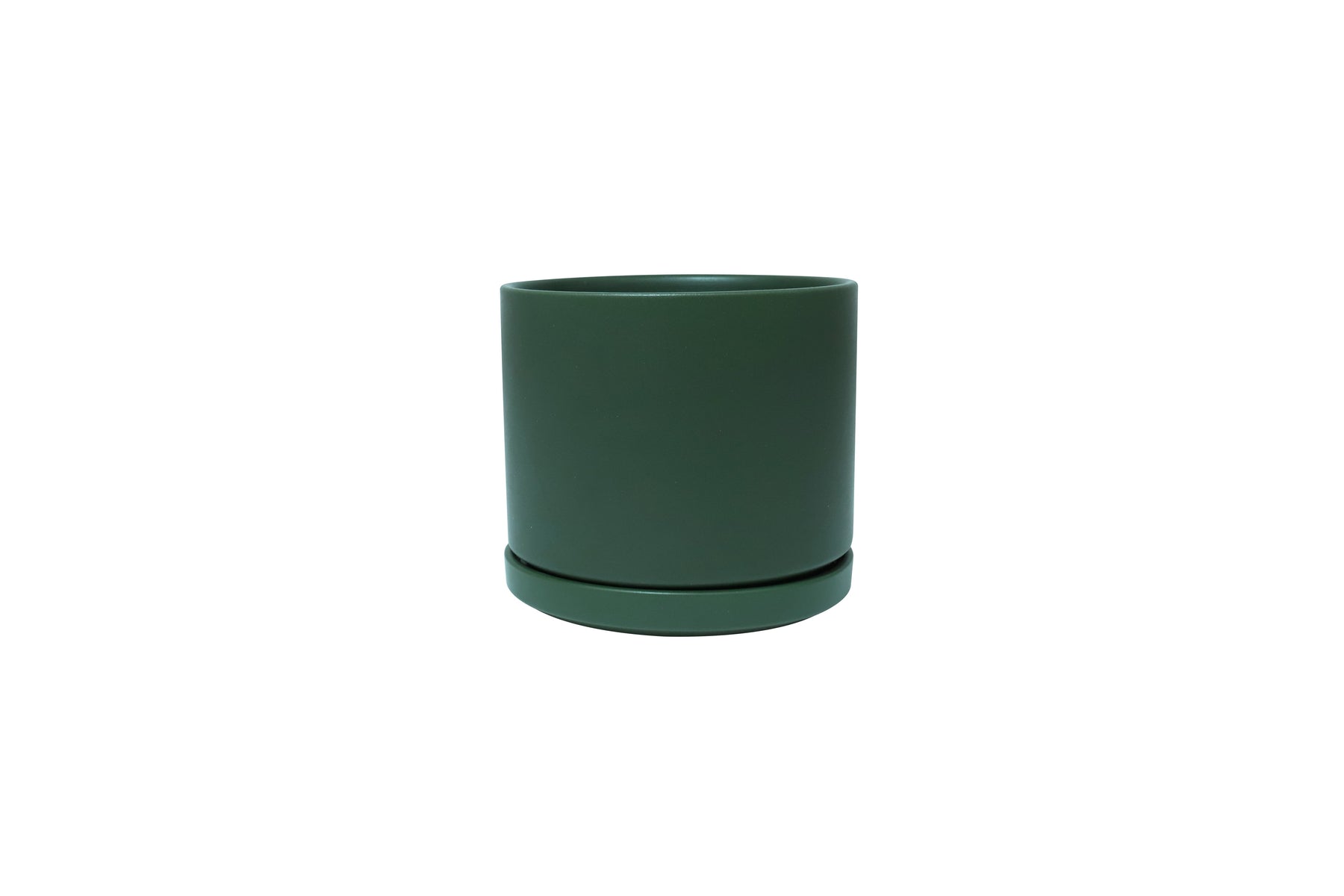 Solid Goods - Ceramic Cylinder Planter with Saucer