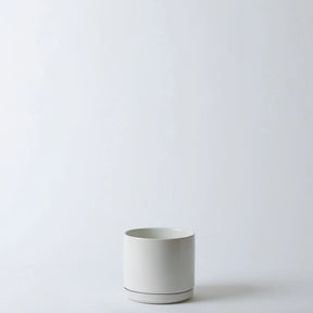 Solid Goods - Ceramic Cylinder Planter with Saucer