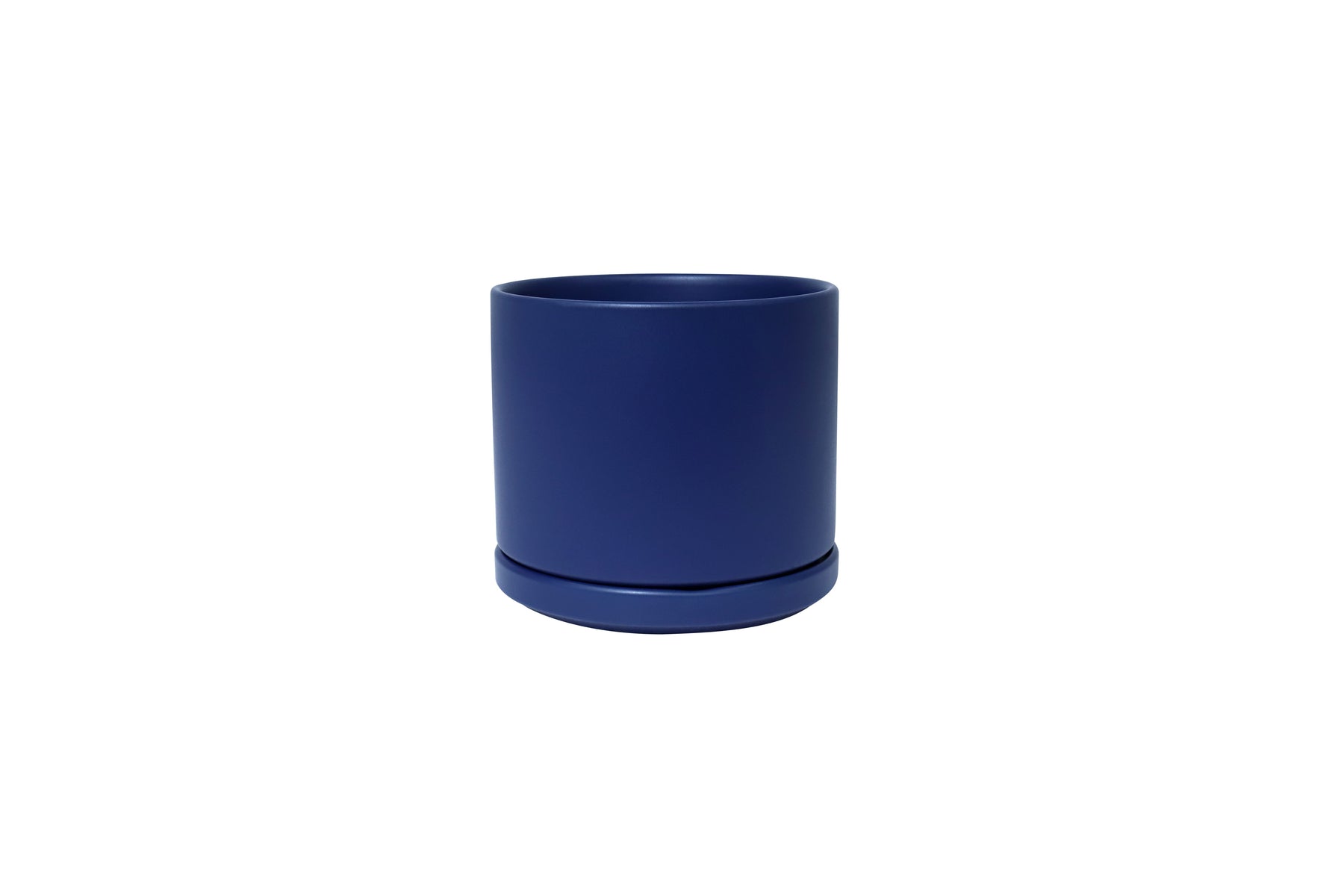 Solid Goods - Ceramic Cylinder Planter with Saucer