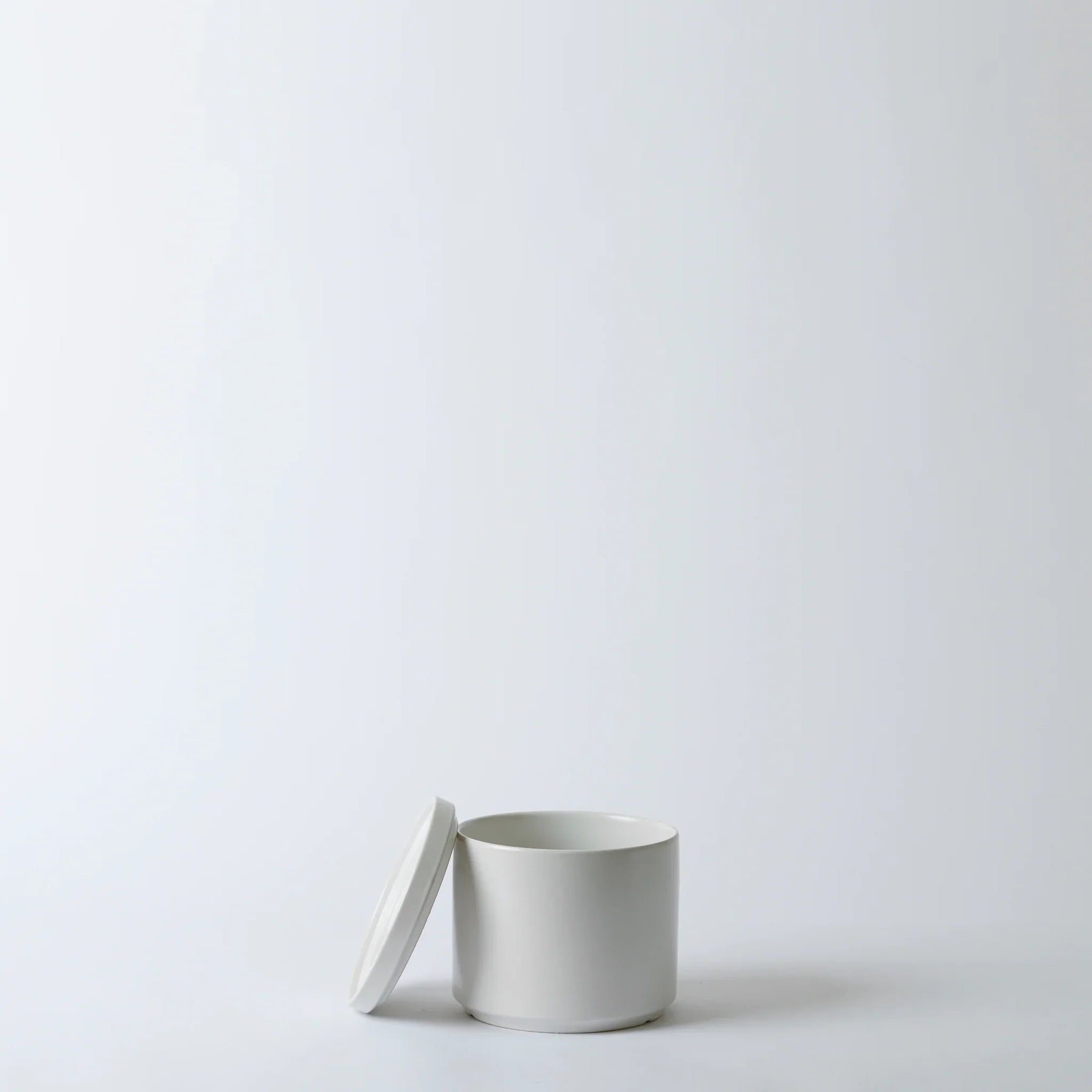 Solid Goods - Ceramic Cylinder Planter with Saucer