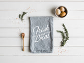 Fresh and Local Gray Tea Towel