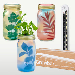 Growbar + 3 Garden Jars