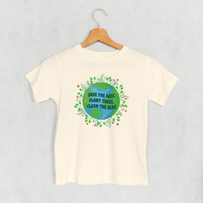 Save The Bees, Plant Trees Doodle (Kids)