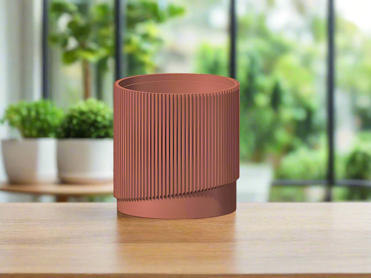 pink plant pot with drainage Modern Sprout