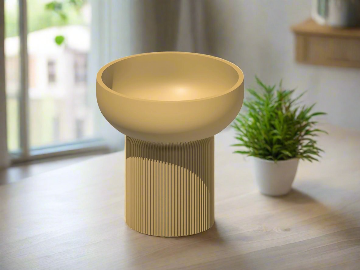 Modern Pedestal Plant Pot, Two-Piece