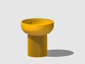 Modern Pedestal Plant Pot, Two-Piece