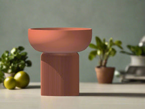 Modern Pedestal Plant Pot, Two-Piece