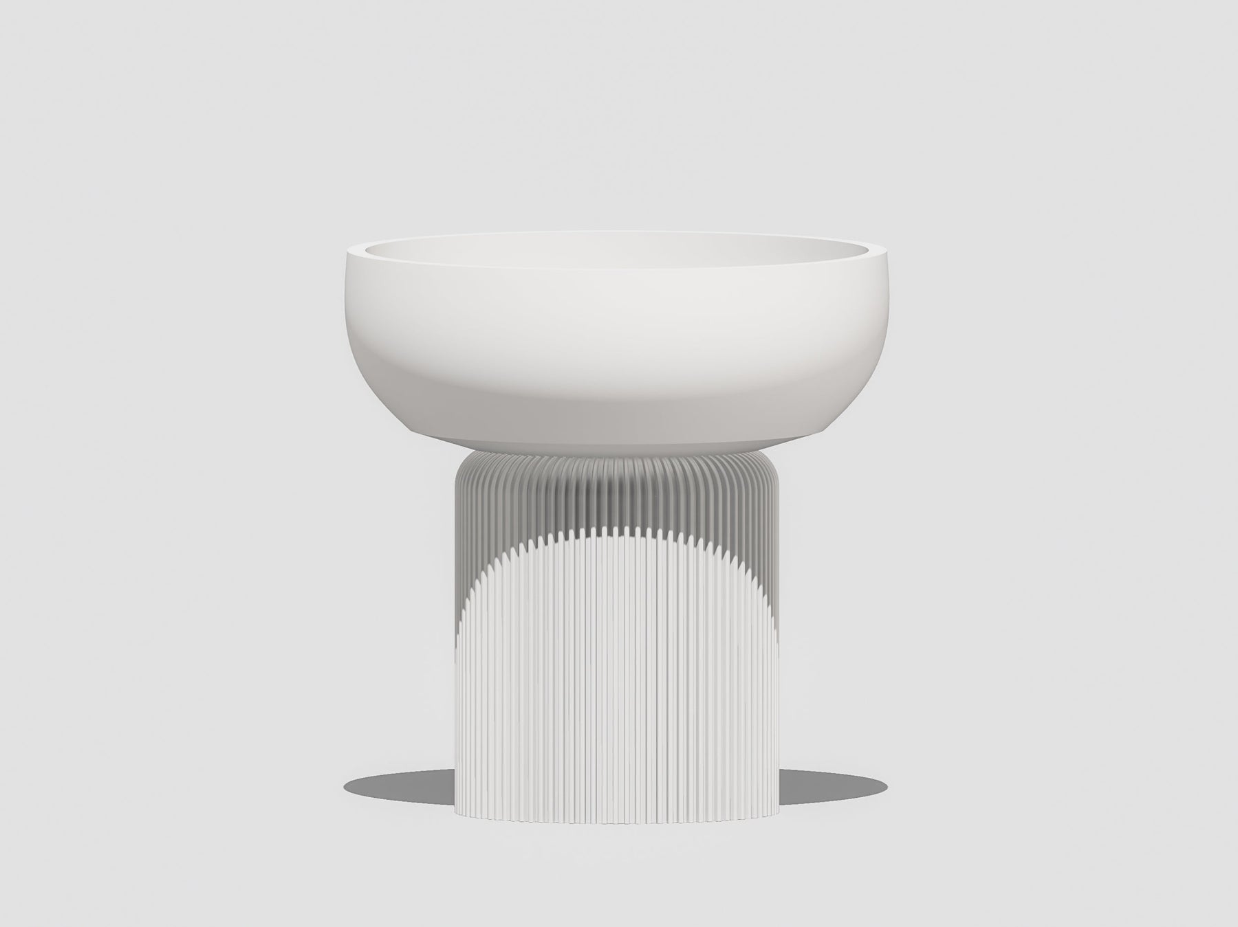 Modern Pedestal Plant Pot, Two-Piece