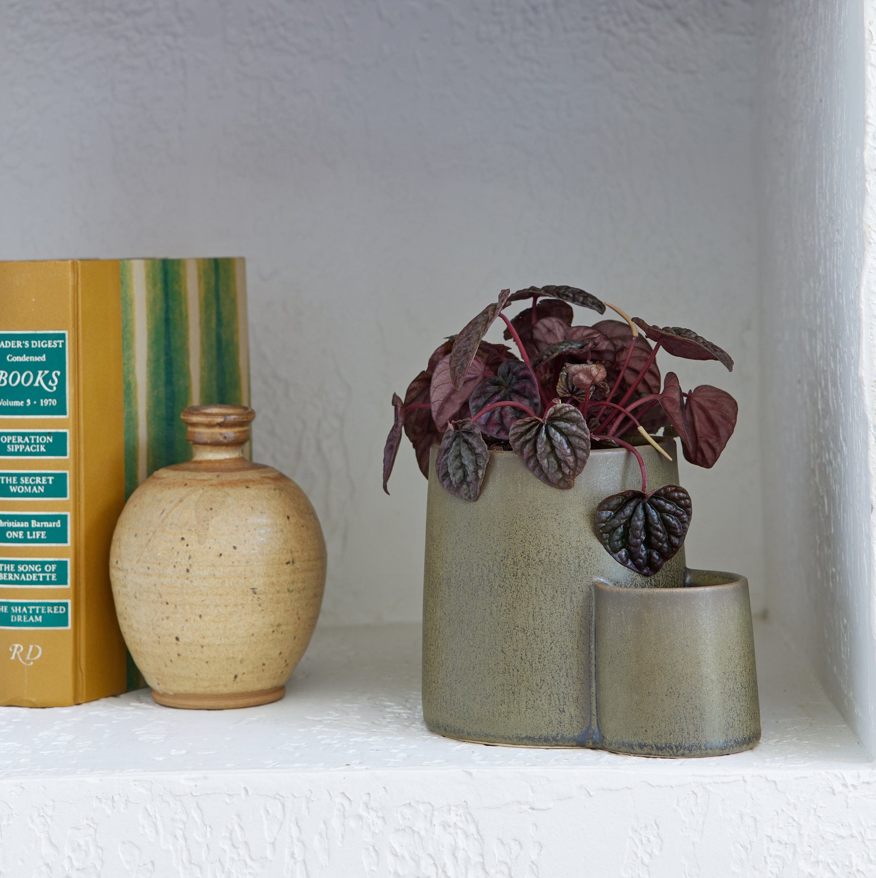 earthy plant pots Ember Earth Candle + Planter Pollination / Candle Refill Only