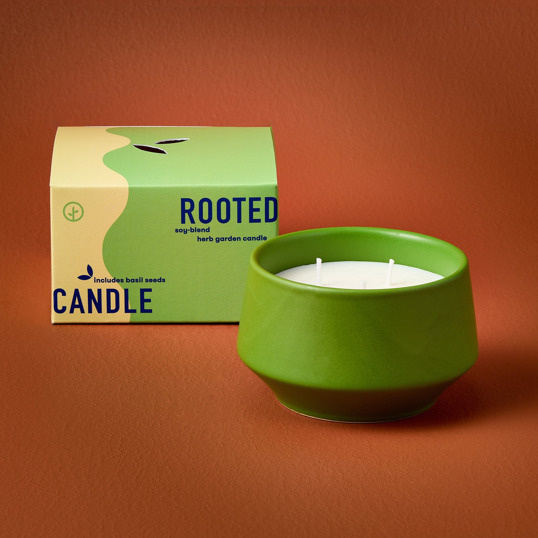 Rooted 3-Wick Candles