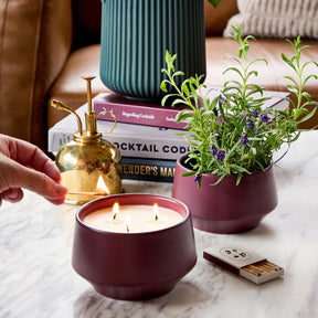 Rooted 3-Wick Candles