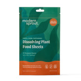 Dissolving Plant Food Sheets