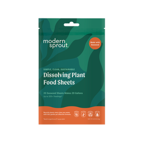 Dissolving Plant Food Sheets