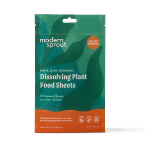 Dissolving Plant Food Sheets