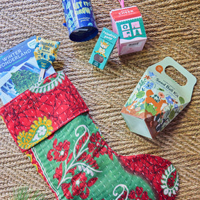 Handmade Stocking + Stocking Stuffers