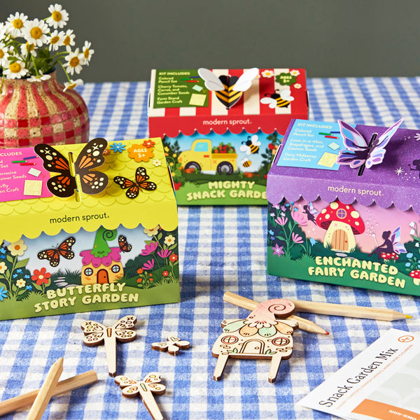 Night Garden mini scrap kit アサヒ セット Curious Critters Garden Kits | Non-Invasive Wildflower Seeds