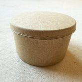 Molded Pulp Container w/Lid, 50pk