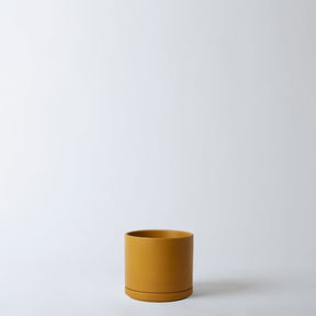 Solid Goods - Ceramic Cylinder Planter with Saucer
