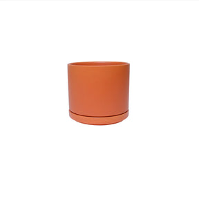 Solid Goods - Ceramic Cylinder Planter with Saucer