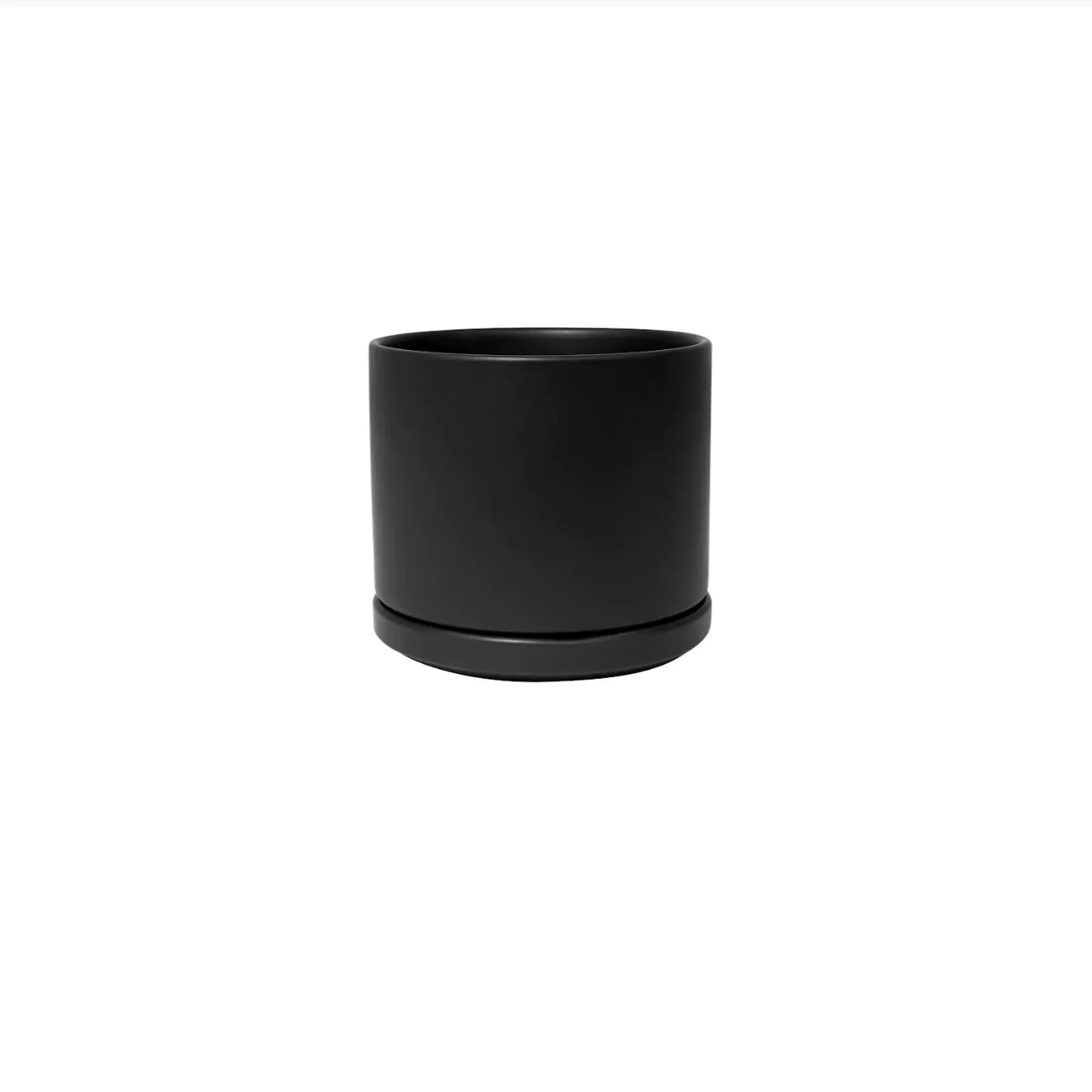 Solid Goods - Ceramic Cylinder Planter with Saucer