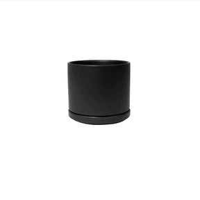 Solid Goods - Ceramic Cylinder Planter with Saucer