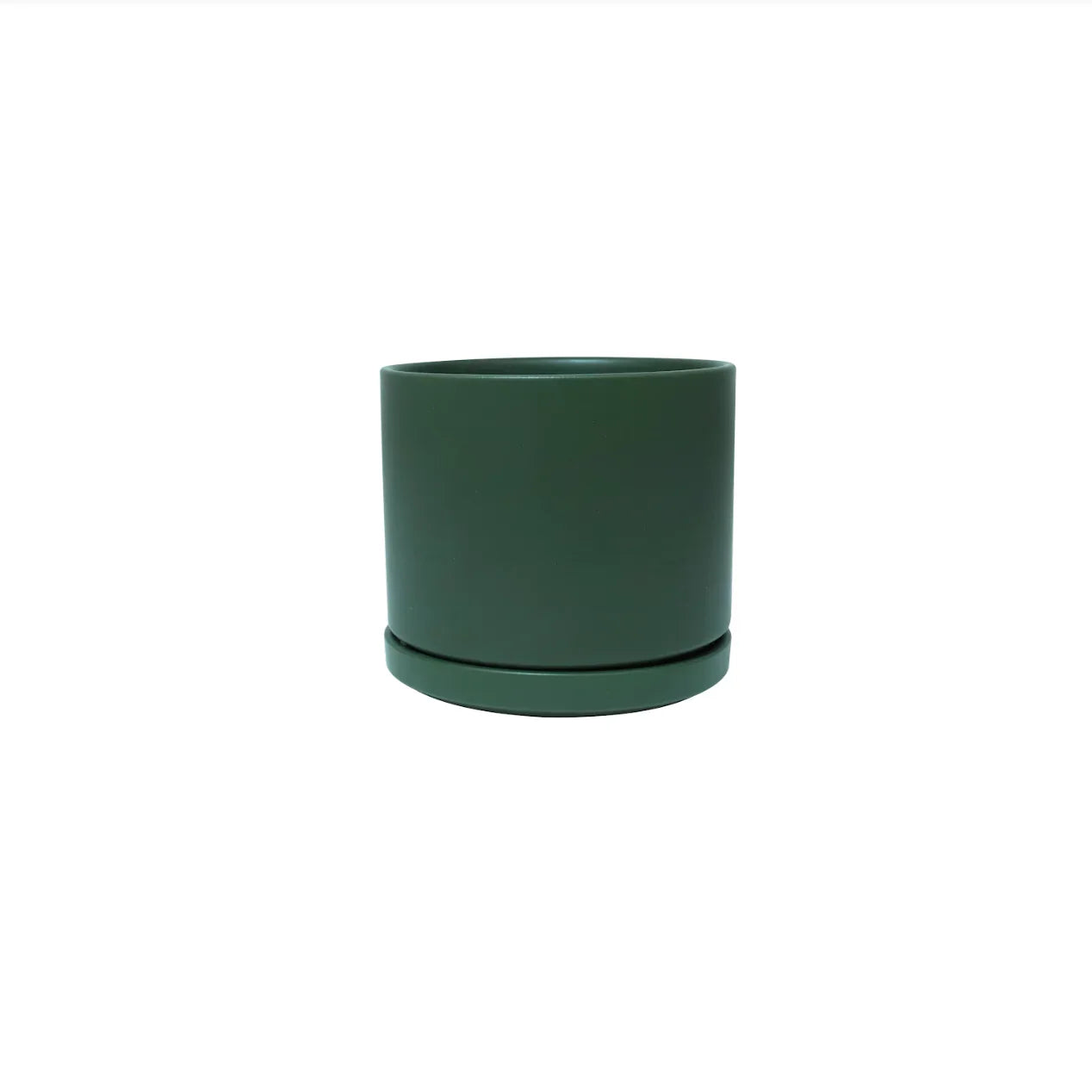 Solid Goods - Ceramic Cylinder Planter with Saucer