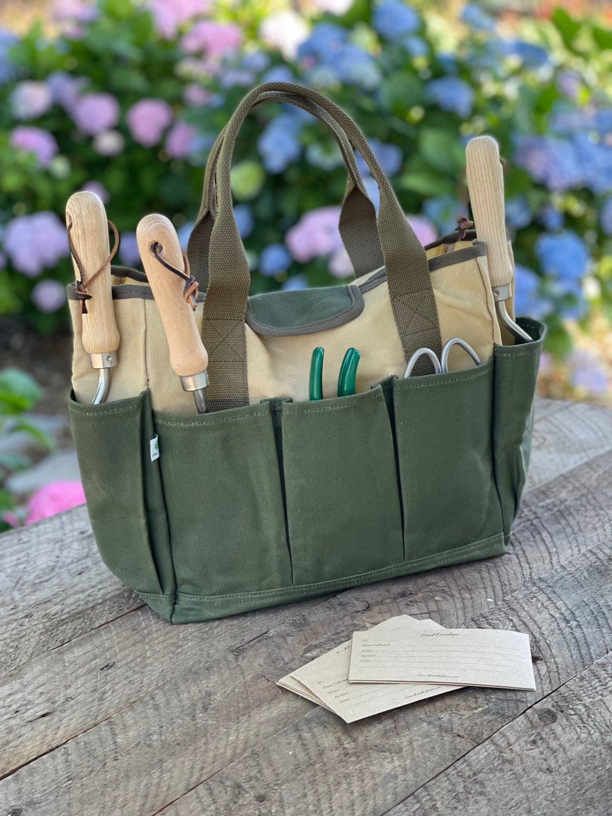 Garden Tool Bag - Heavy Waxed Canvas