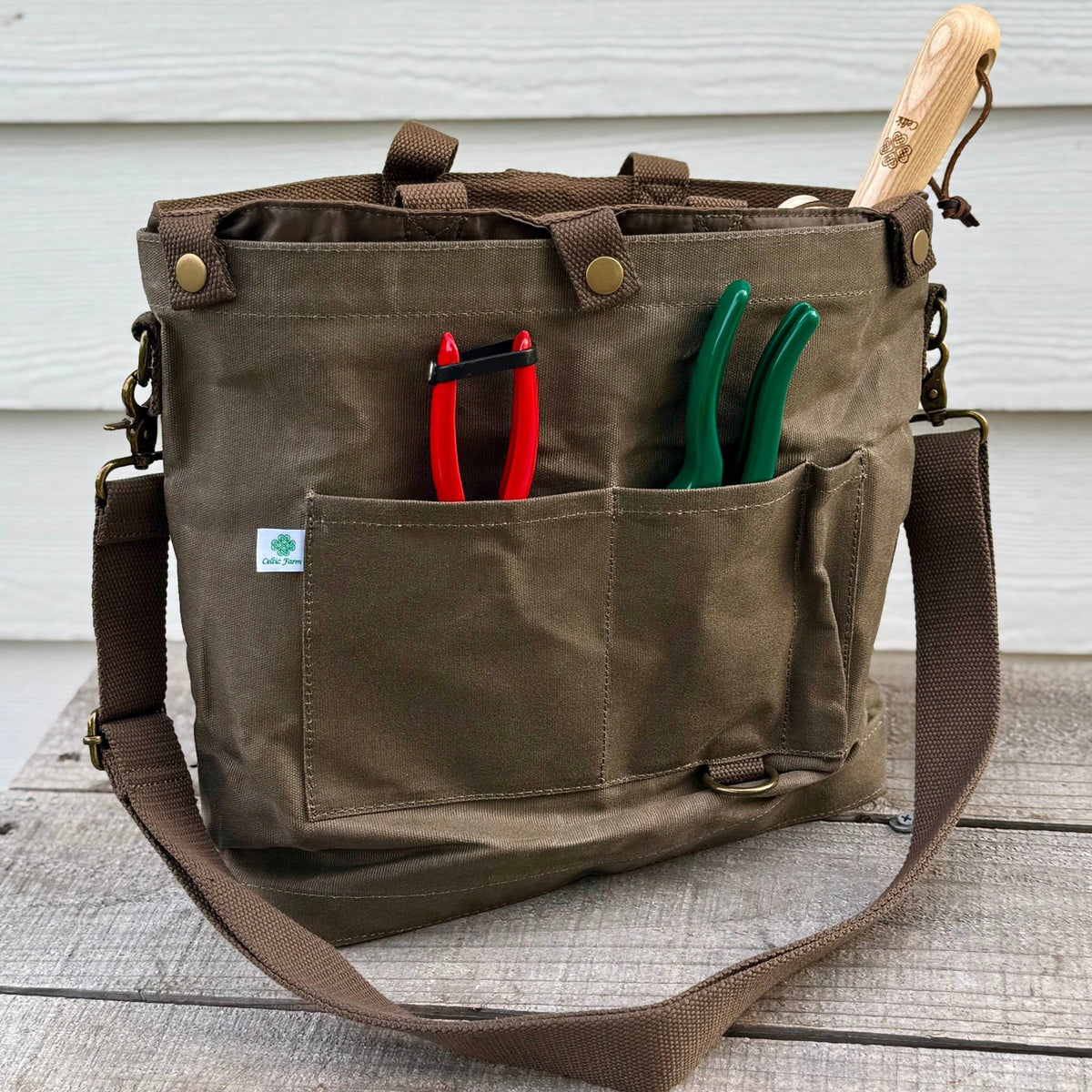 Gardener's Multipurpose Shoulder Bag  | For Tools, the Market or Harvest