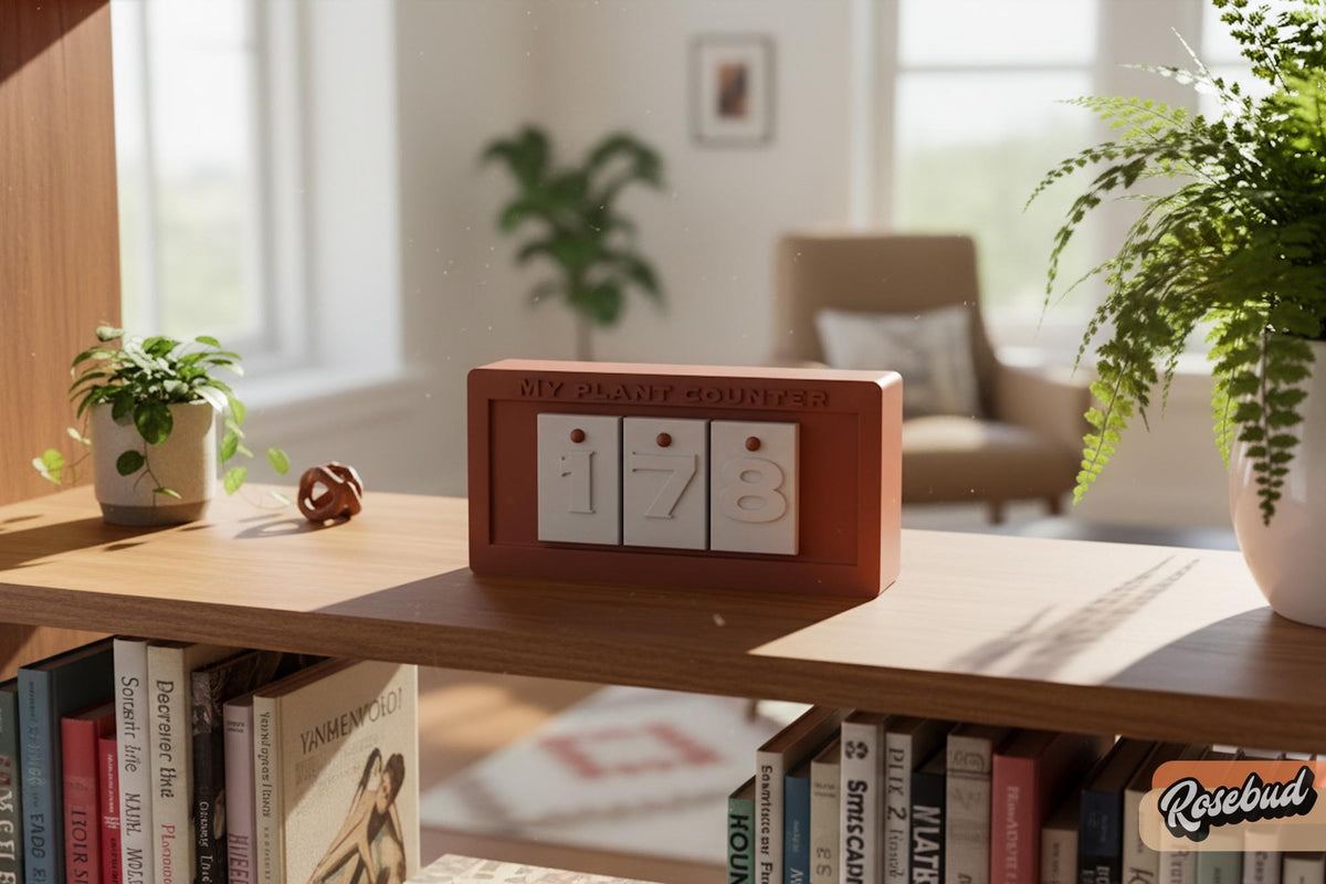 Plant Counter Sliding Display