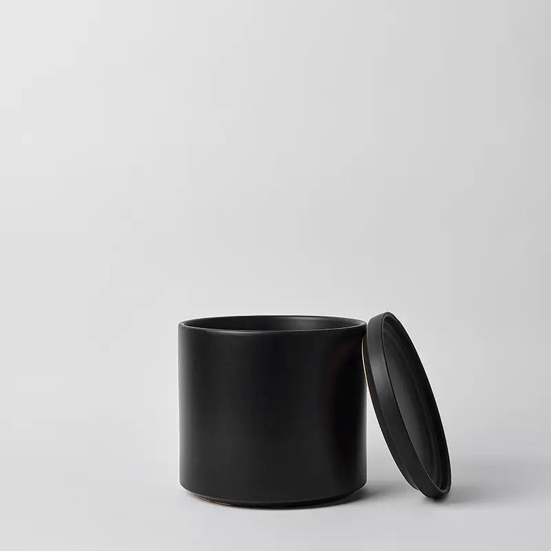 Solid Goods - Ceramic Cylinder Planter with Saucer