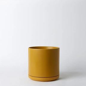 Solid Goods - Ceramic Cylinder Planter with Saucer