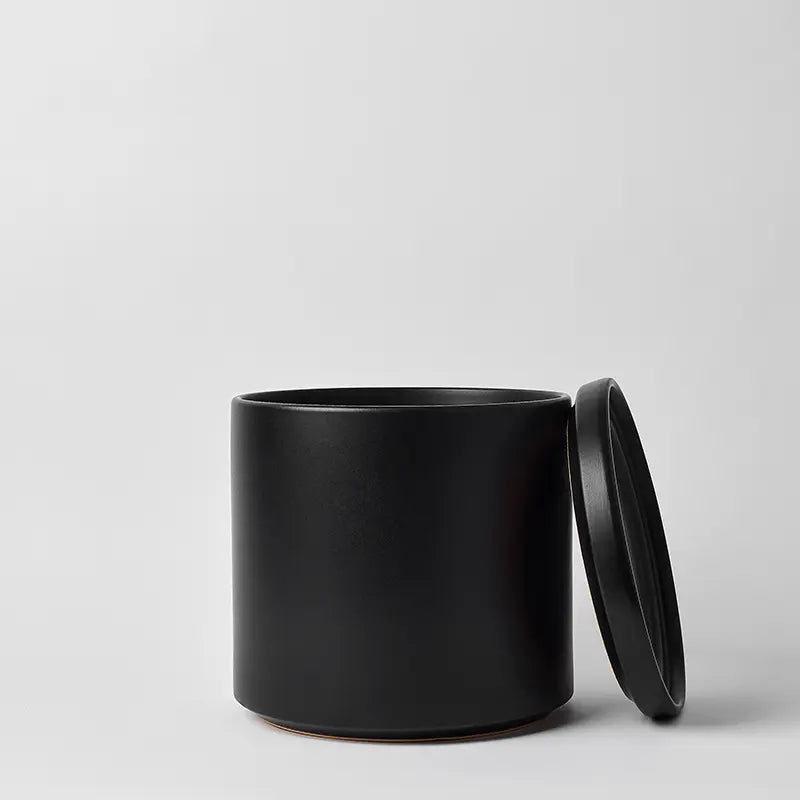 Solid Goods - Ceramic Cylinder Planter with Saucer