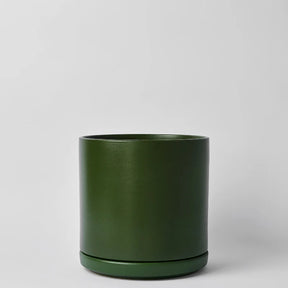 Solid Goods - Ceramic Cylinder Planter with Saucer