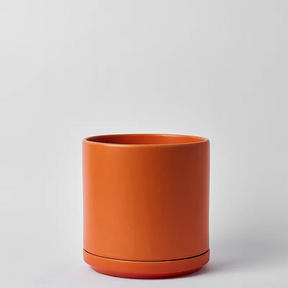Solid Goods - Ceramic Cylinder Planter with Saucer