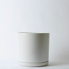 Solid Goods - Ceramic Cylinder Planter with Saucer
