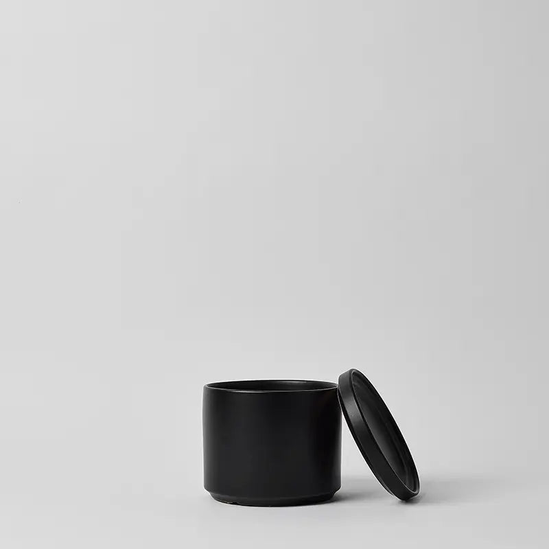Solid Goods - Ceramic Cylinder Planter with Saucer
