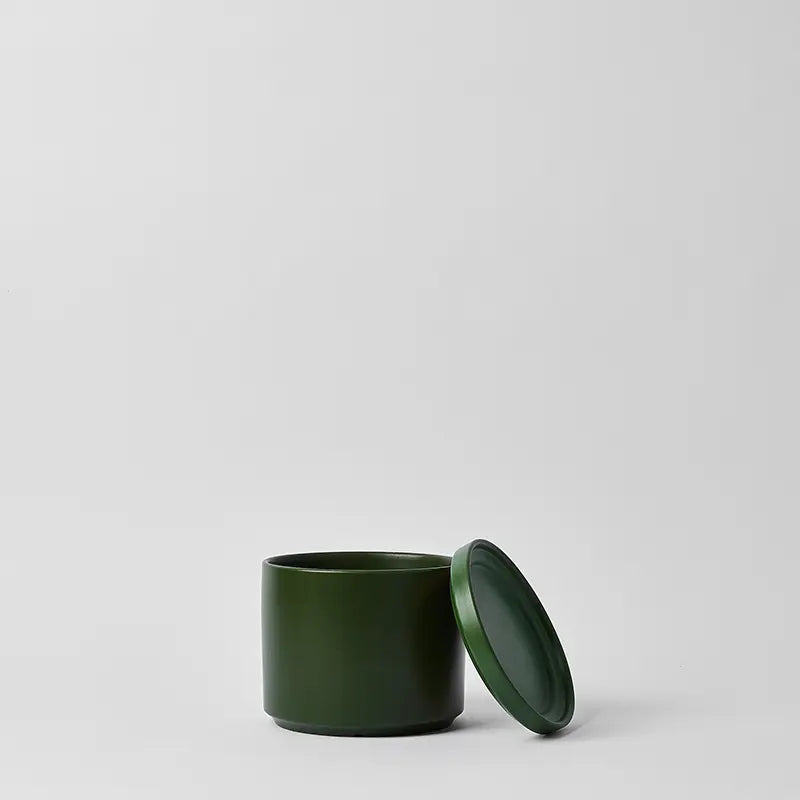 Solid Goods - Ceramic Cylinder Planter with Saucer