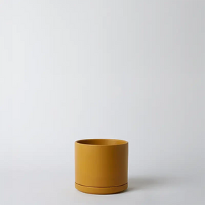 Solid Goods - Ceramic Cylinder Planter with Saucer