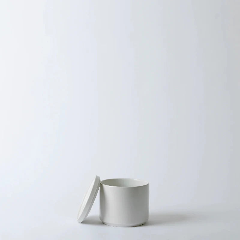 Solid Goods - Ceramic Cylinder Planter with Saucer